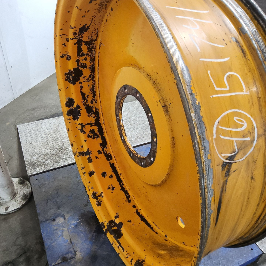 13"W x 46"D, Hagie Orange 10-Hole Formed Plate