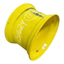 10.5"W x 17.5"D, John Deere Yellow 6-Hole Skid Steer