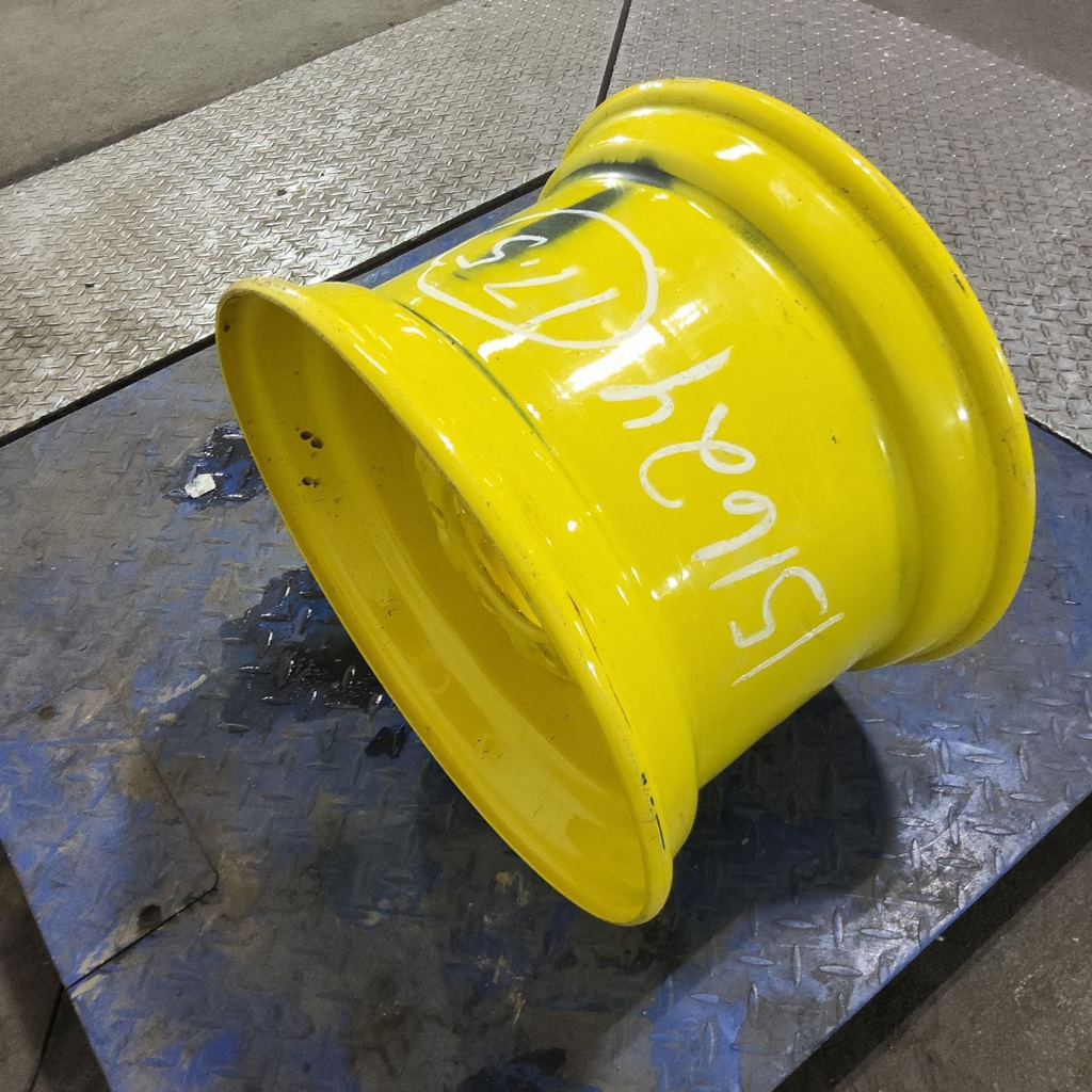 10.5"W x 17.5"D, John Deere Yellow 6-Hole Skid Steer