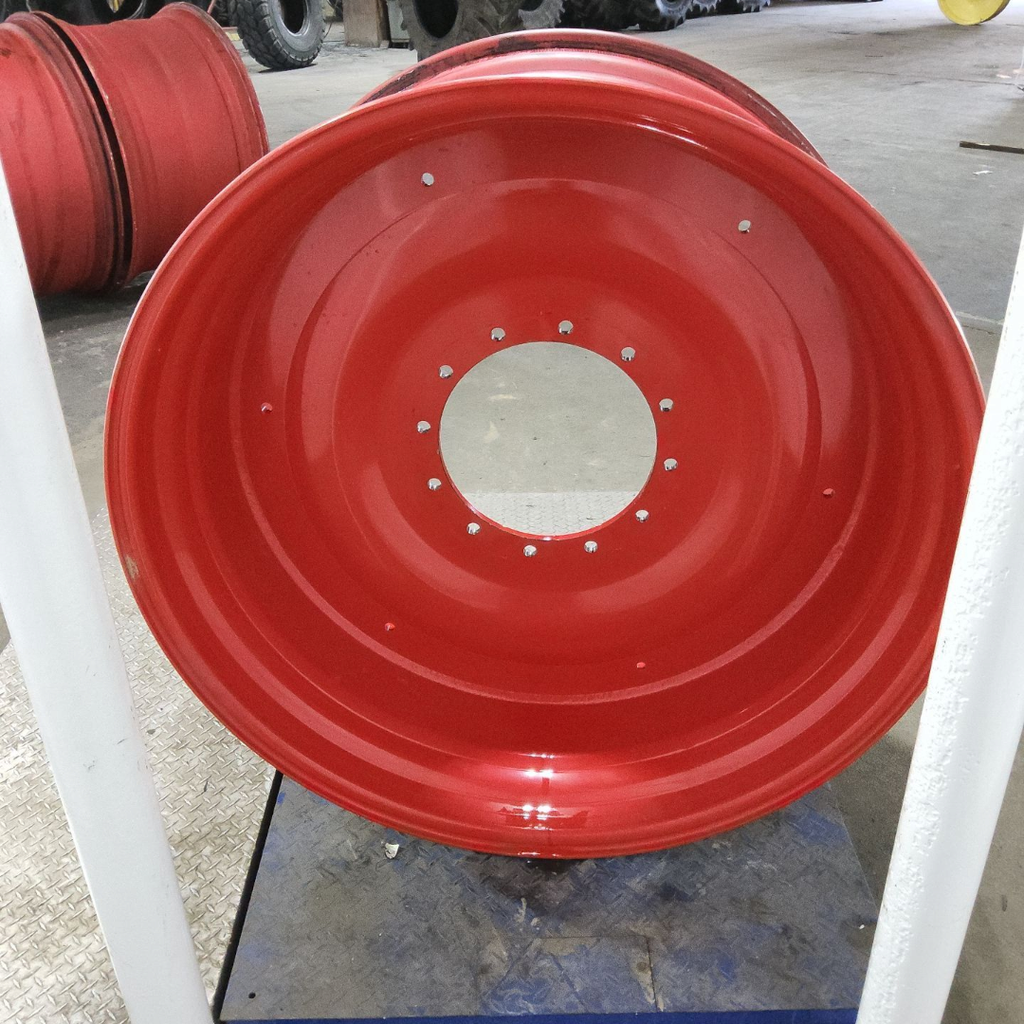 25"W x 46"D, Fendt/Agco Red 12-Hole Formed Plate