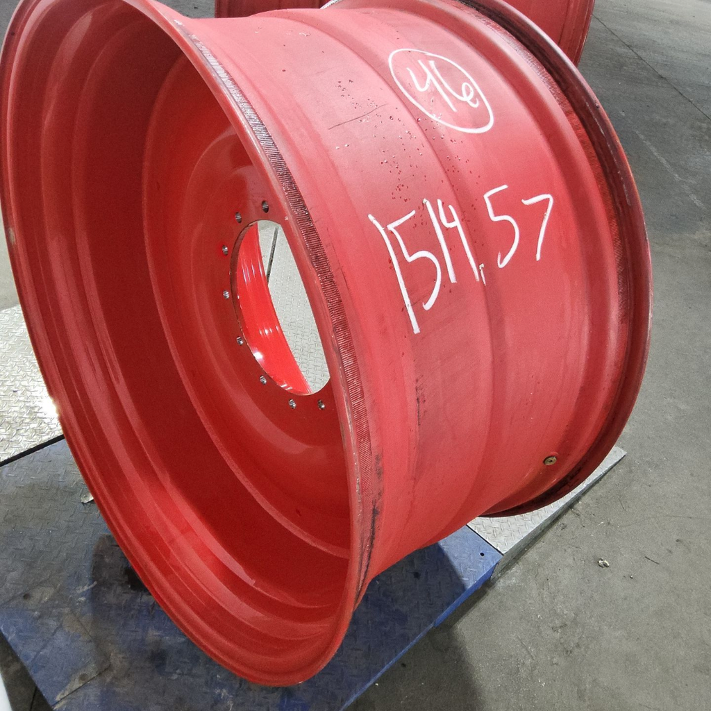 25"W x 46"D, Fendt/Agco Red 12-Hole Formed Plate