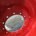 25"W x 46"D, Fendt/Agco Red 12-Hole Formed Plate