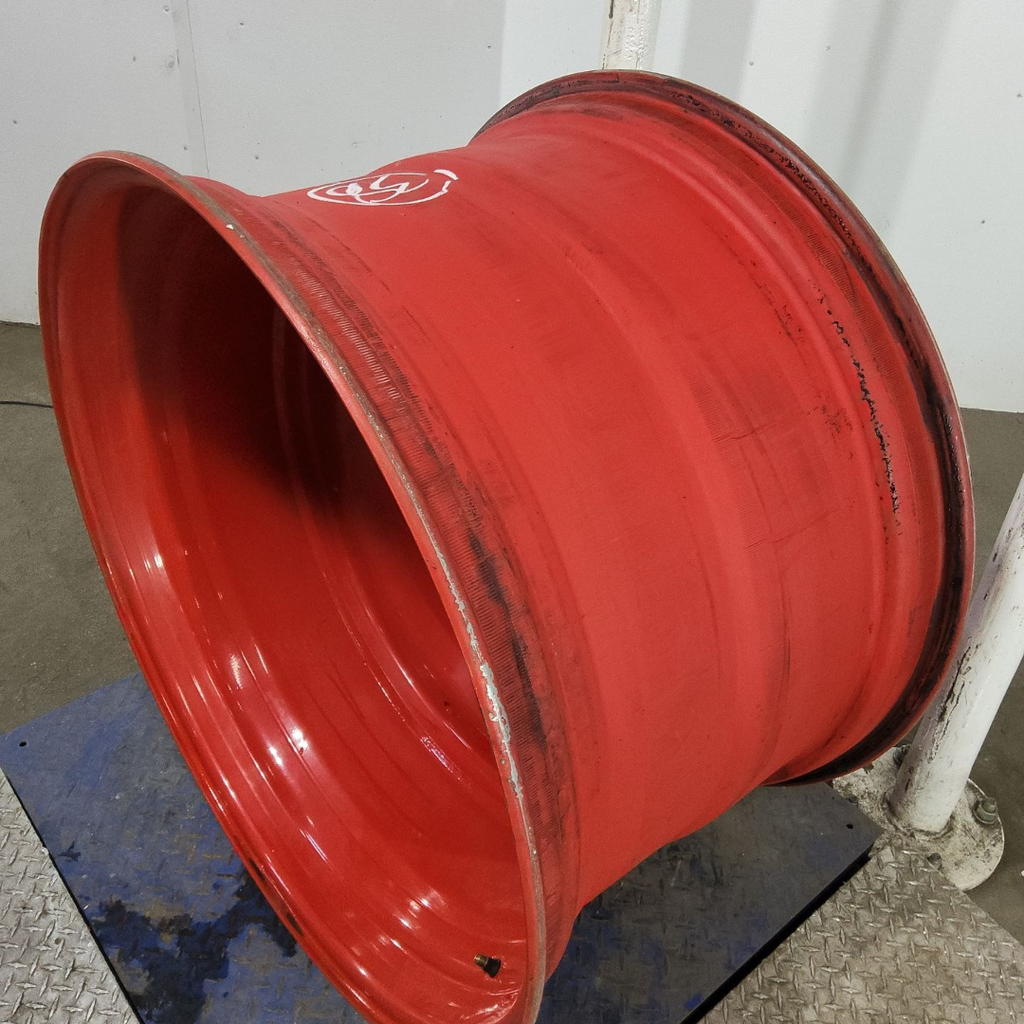 23"W x 38"D, Fendt/Agco Red 12-Hole Formed Plate