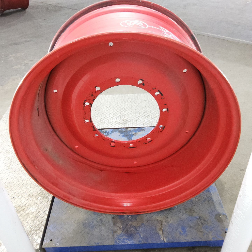 23"W x 38"D, Fendt/Agco Red 12-Hole Formed Plate