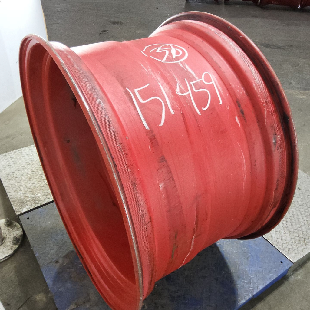 23"W x 38"D, Fendt/Agco Red 12-Hole Formed Plate