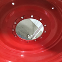 23"W x 38"D, Fendt/Agco Red 12-Hole Formed Plate