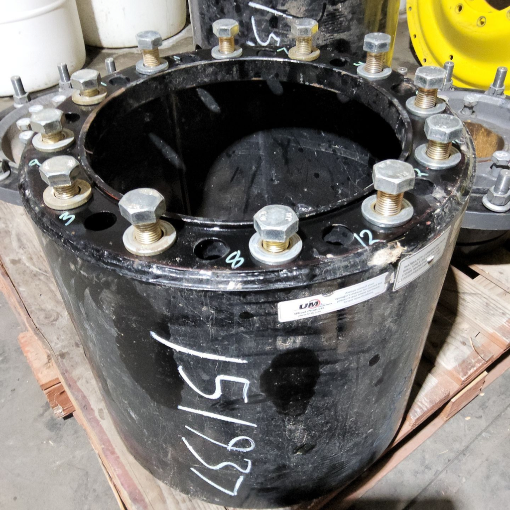 12-Hole 17.75"L Hub Extension, Black