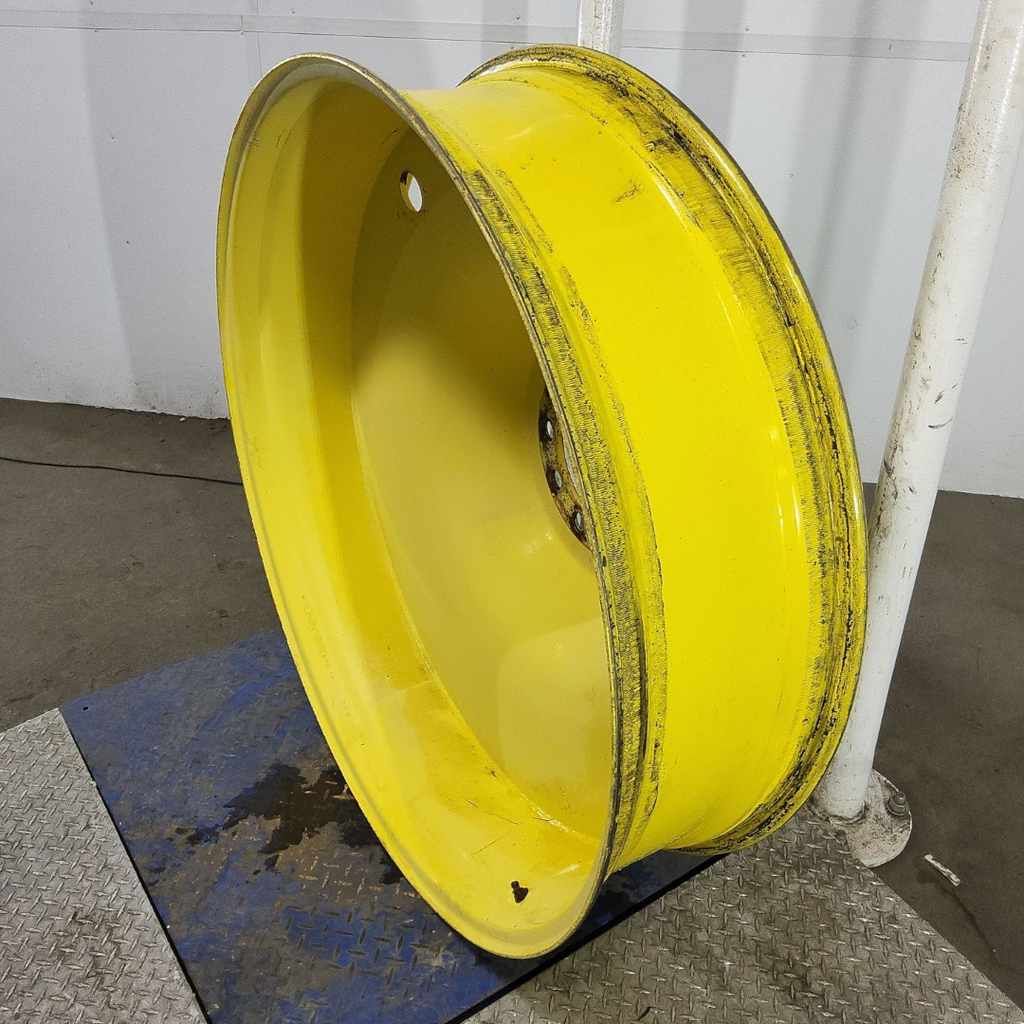 12"W x 46"D, John Deere Yellow 10-Hole Spun Disc