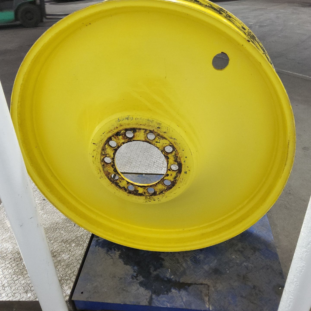12"W x 46"D, John Deere Yellow 10-Hole Spun Disc