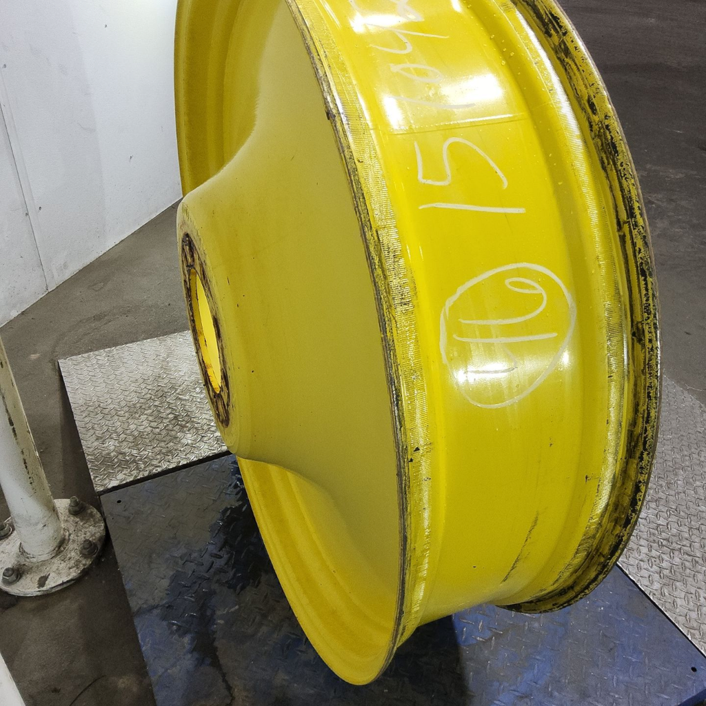 12"W x 46"D, John Deere Yellow 10-Hole Spun Disc