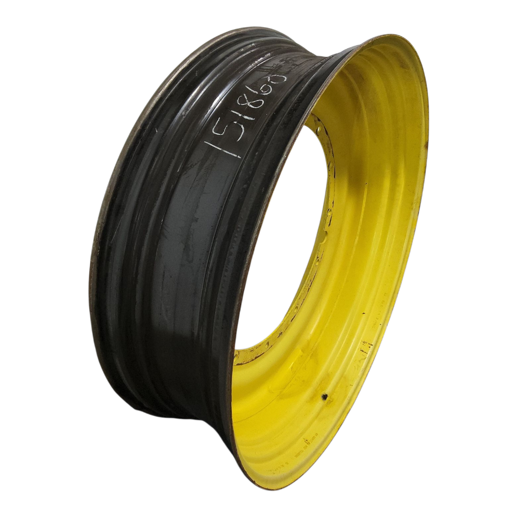 15"W x 50"D, John Deere Yellow 12-Hole Stub Disc