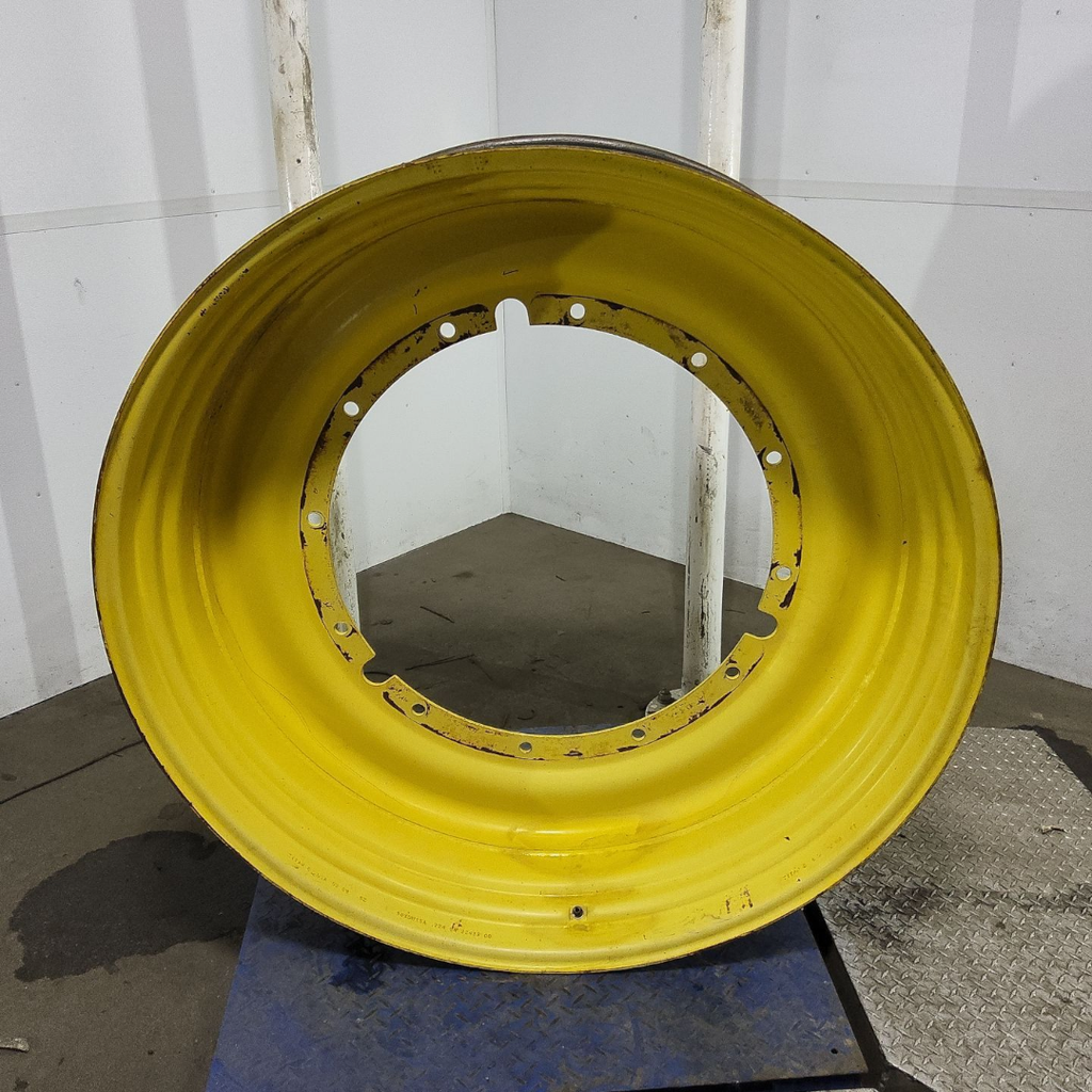 15"W x 50"D, John Deere Yellow 12-Hole Stub Disc