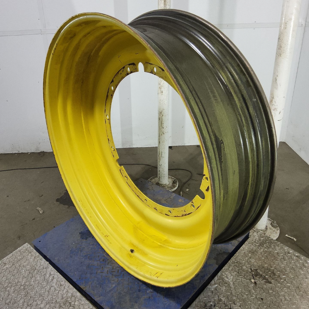 15"W x 50"D, John Deere Yellow 12-Hole Stub Disc