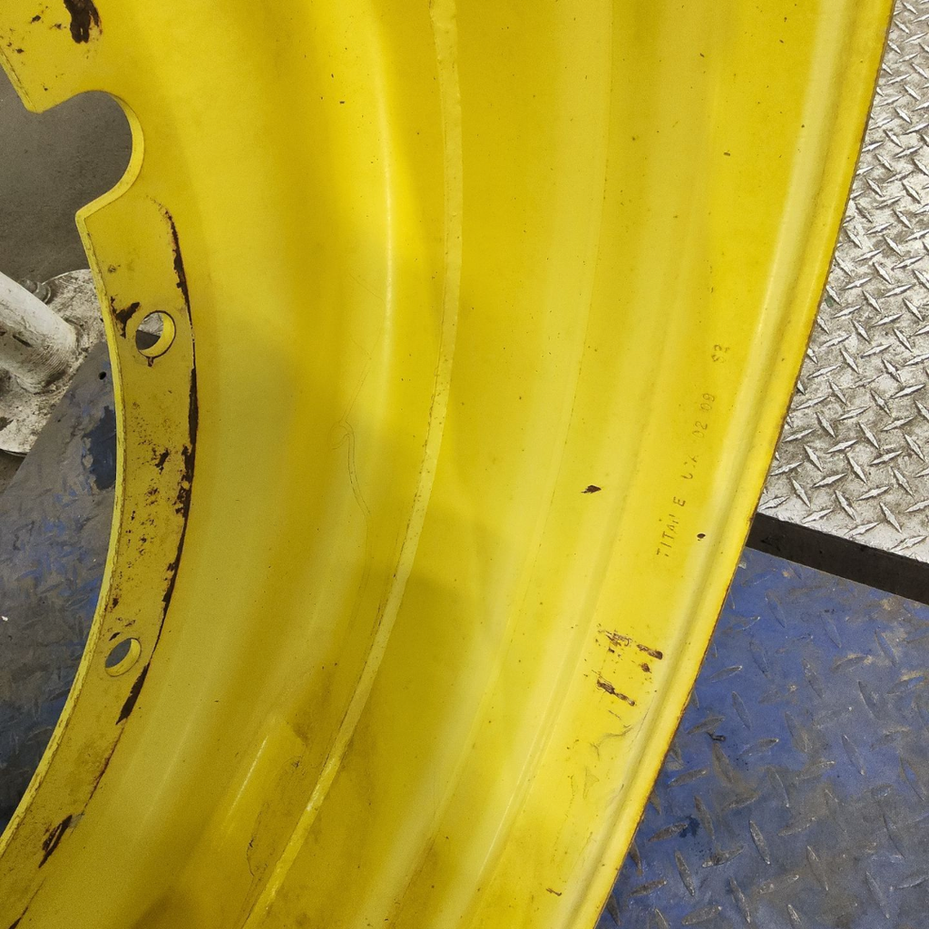 15"W x 50"D, John Deere Yellow 12-Hole Stub Disc