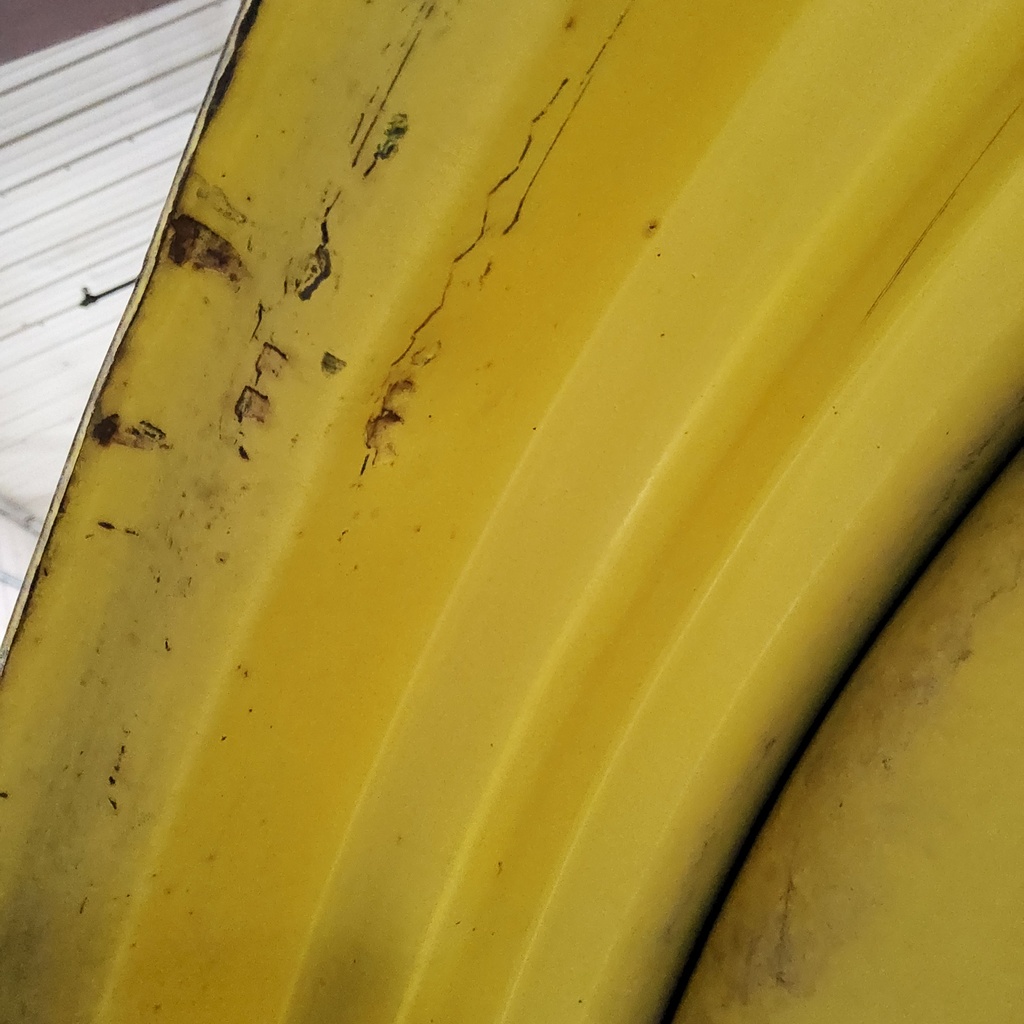 15"W x 50"D, John Deere Yellow 12-Hole Stub Disc 50X15 JDY Stub Disc