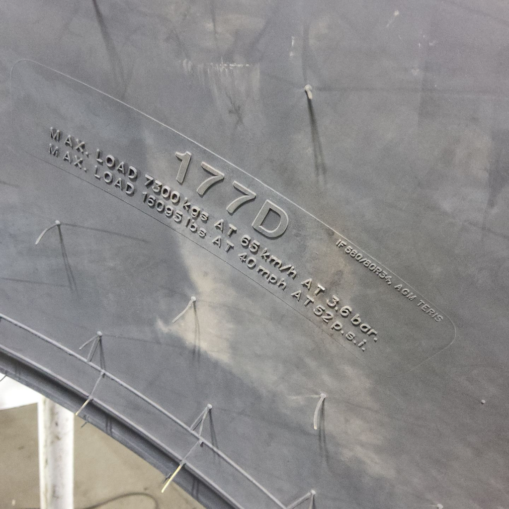 IF580/80R34 BKT Tires Agrimax Teris R-1 177D 99%