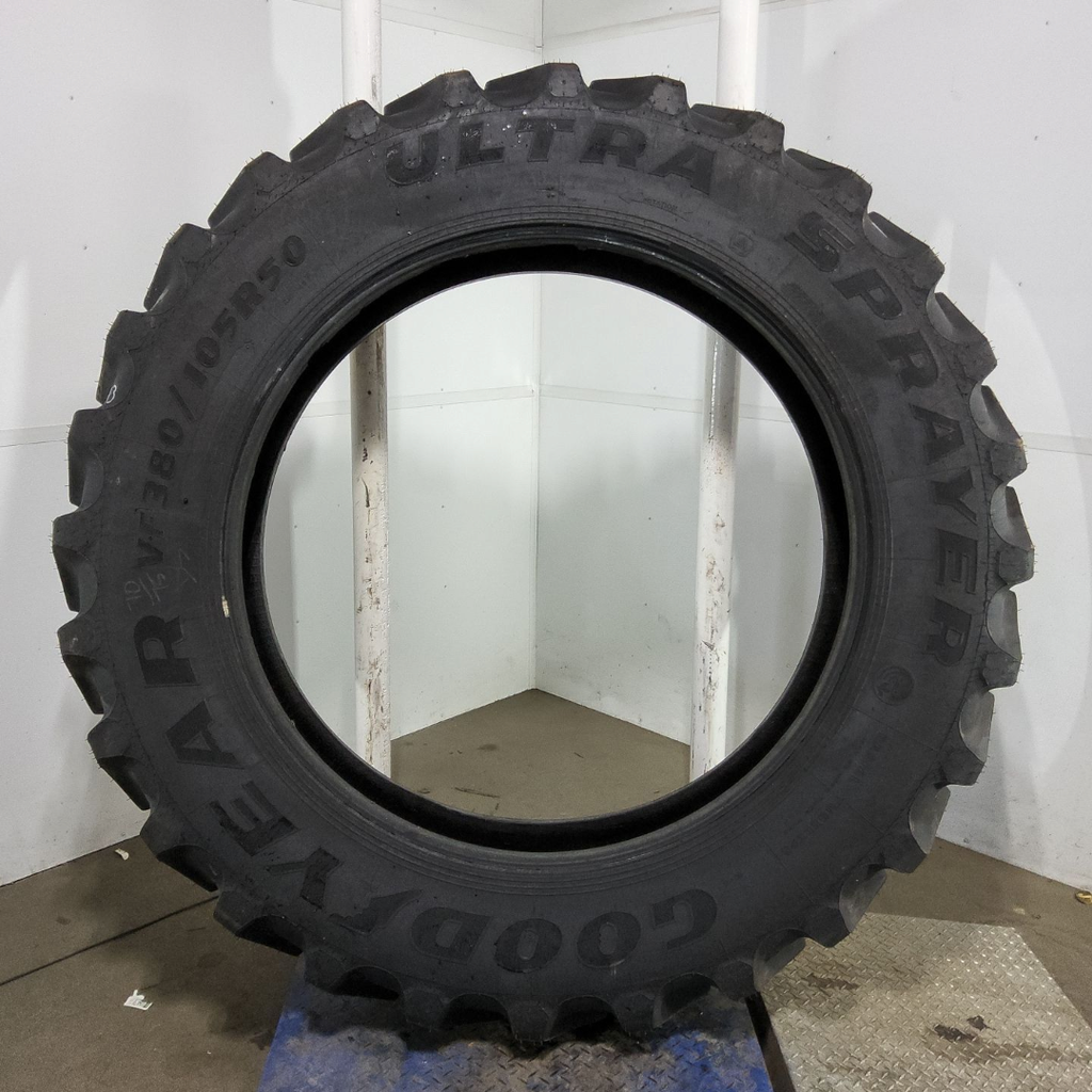 VF380/105R50 Goodyear Farm Ultra Sprayer R-1 179D 99%