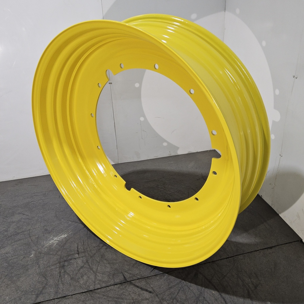 13"W x 46"D, John Deere Yellow 12-Hole Stub Disc