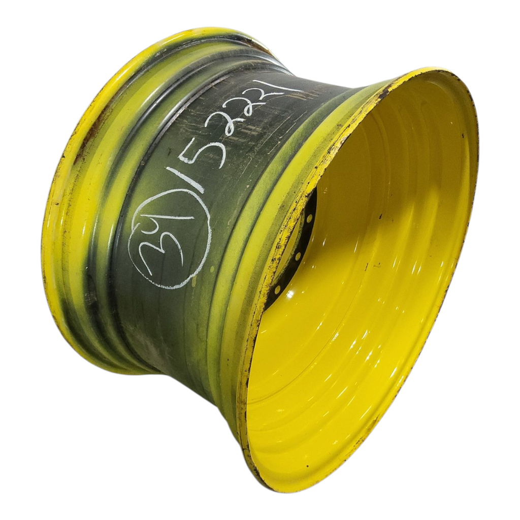 20"W x 34"D, John Deere Yellow 12-Hole Formed Plate