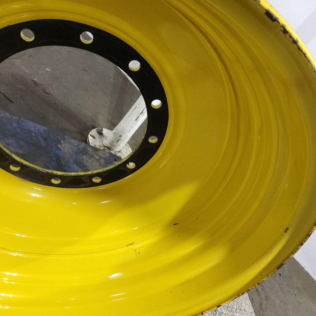 20"W x 34"D, John Deere Yellow 12-Hole Formed Plate