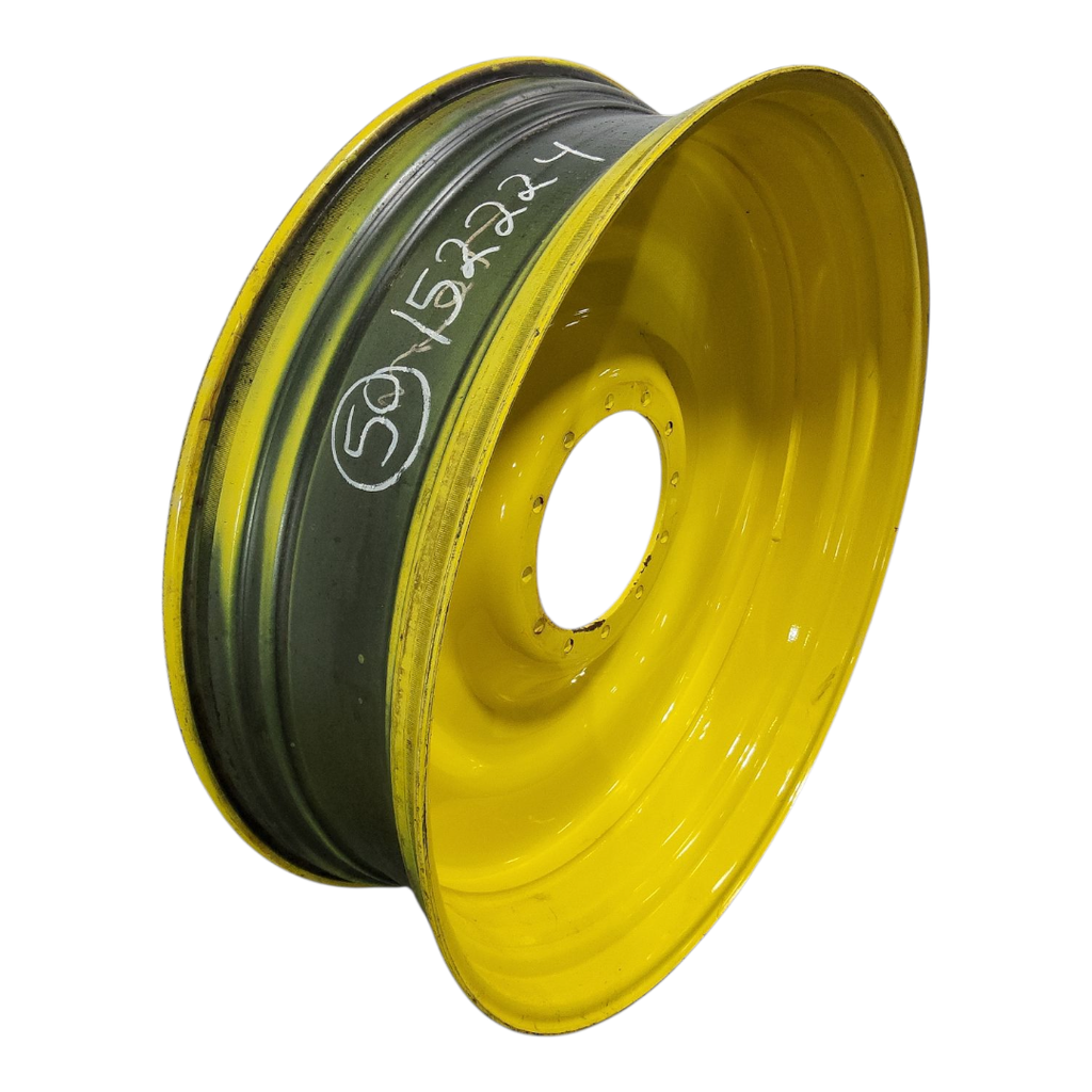 15"W x 50"D, John Deere Yellow 12-Hole Bubble Disc