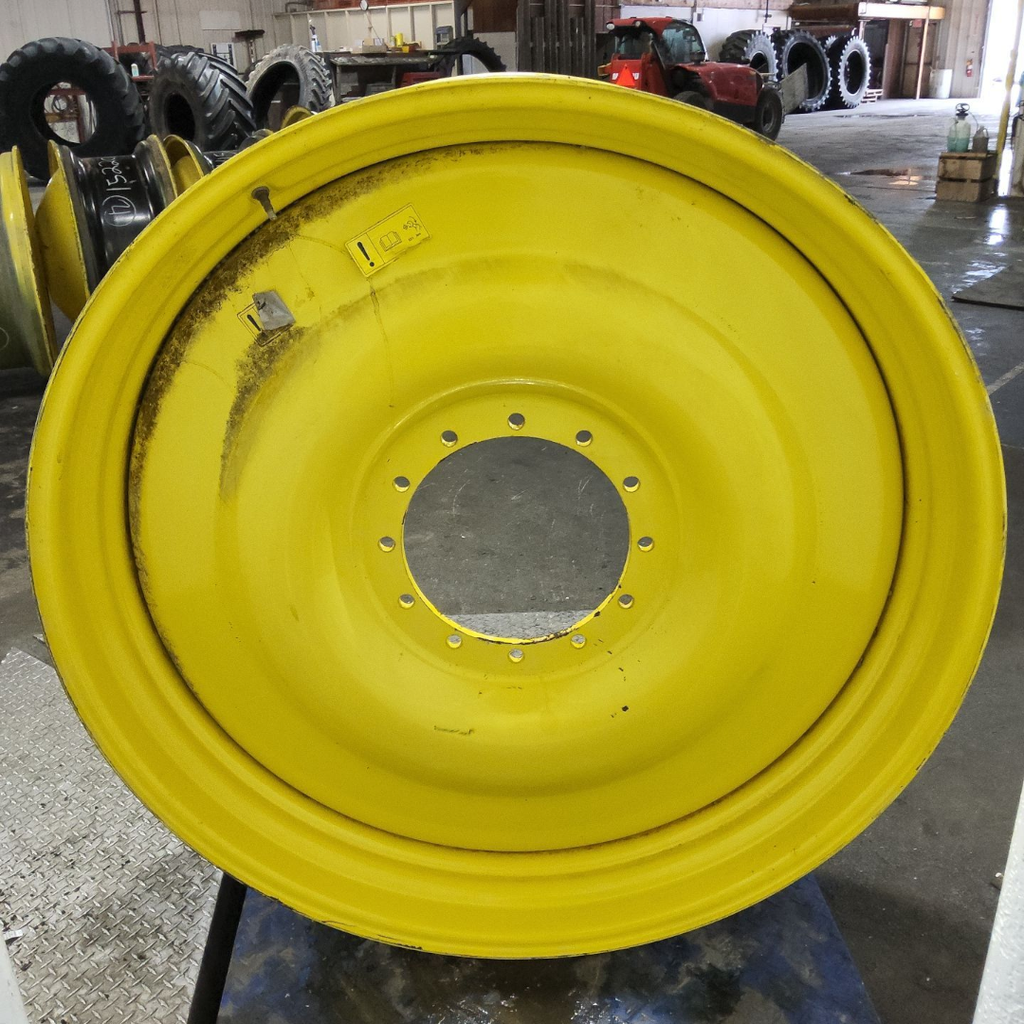 15"W x 50"D, John Deere Yellow 12-Hole Bubble Disc