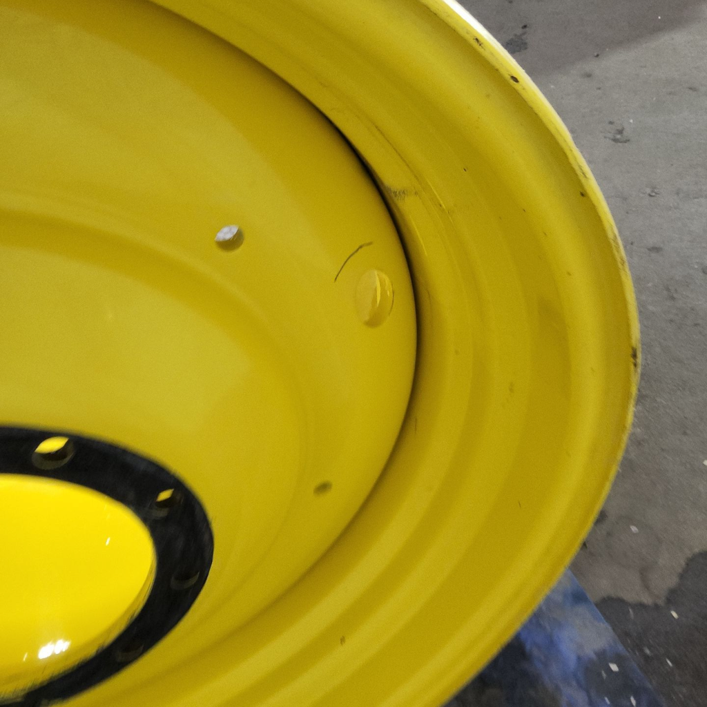 27"W x 38"D, John Deere Yellow 10-Hole Formed Plate