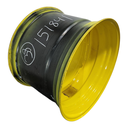 27"W x 38"D, John Deere Yellow 12-Hole Stub Disc