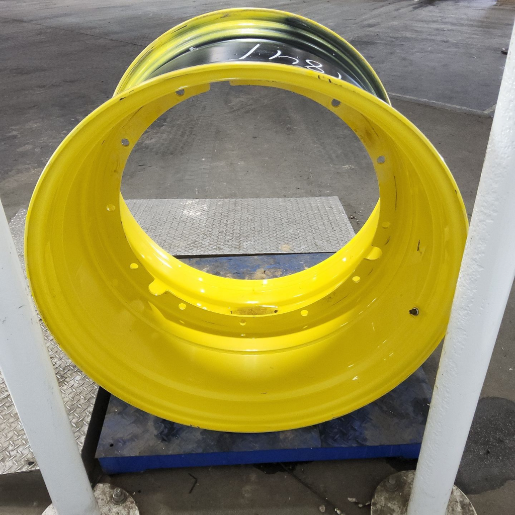 27"W x 38"D, John Deere Yellow 12-Hole Stub Disc