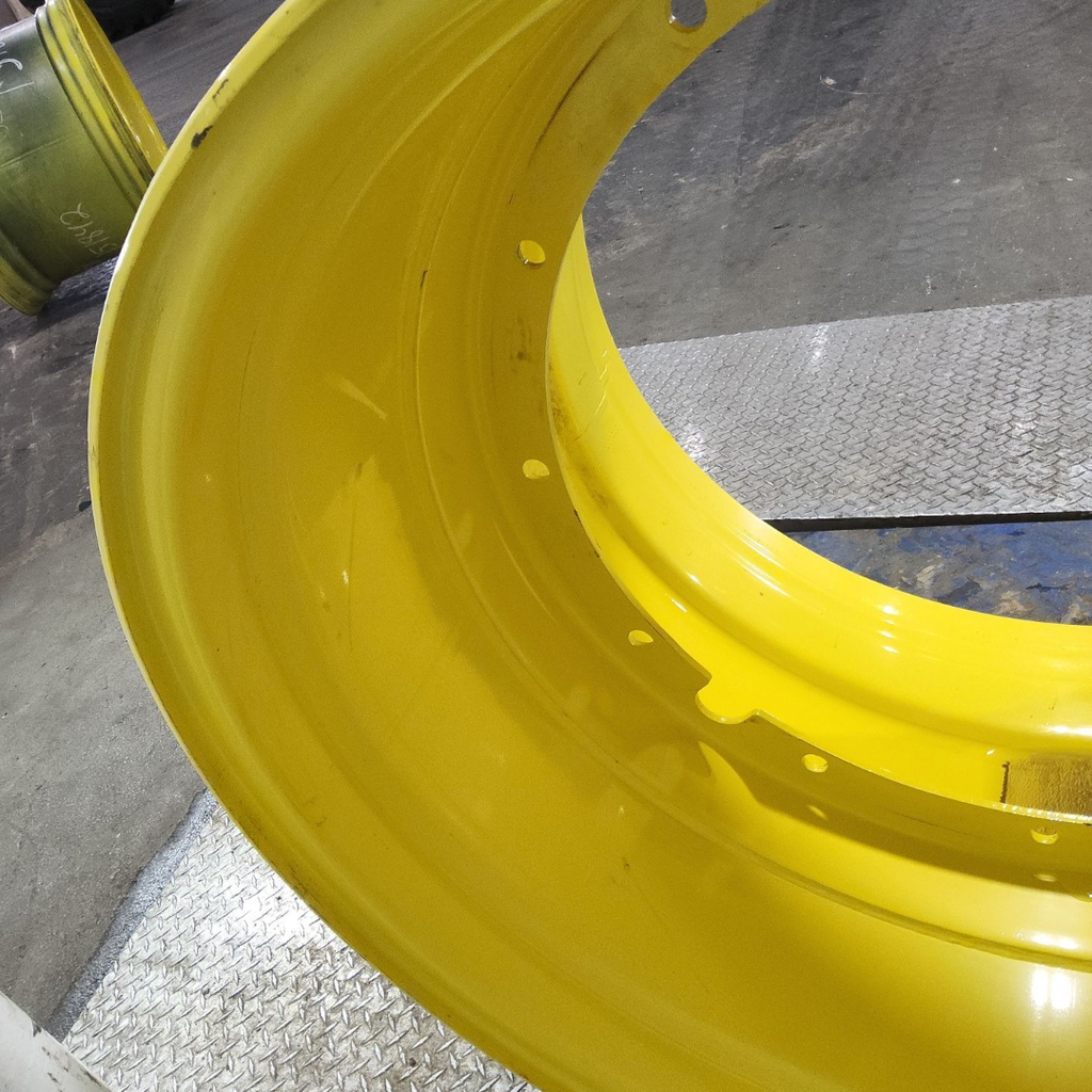 27"W x 38"D, John Deere Yellow 12-Hole Stub Disc