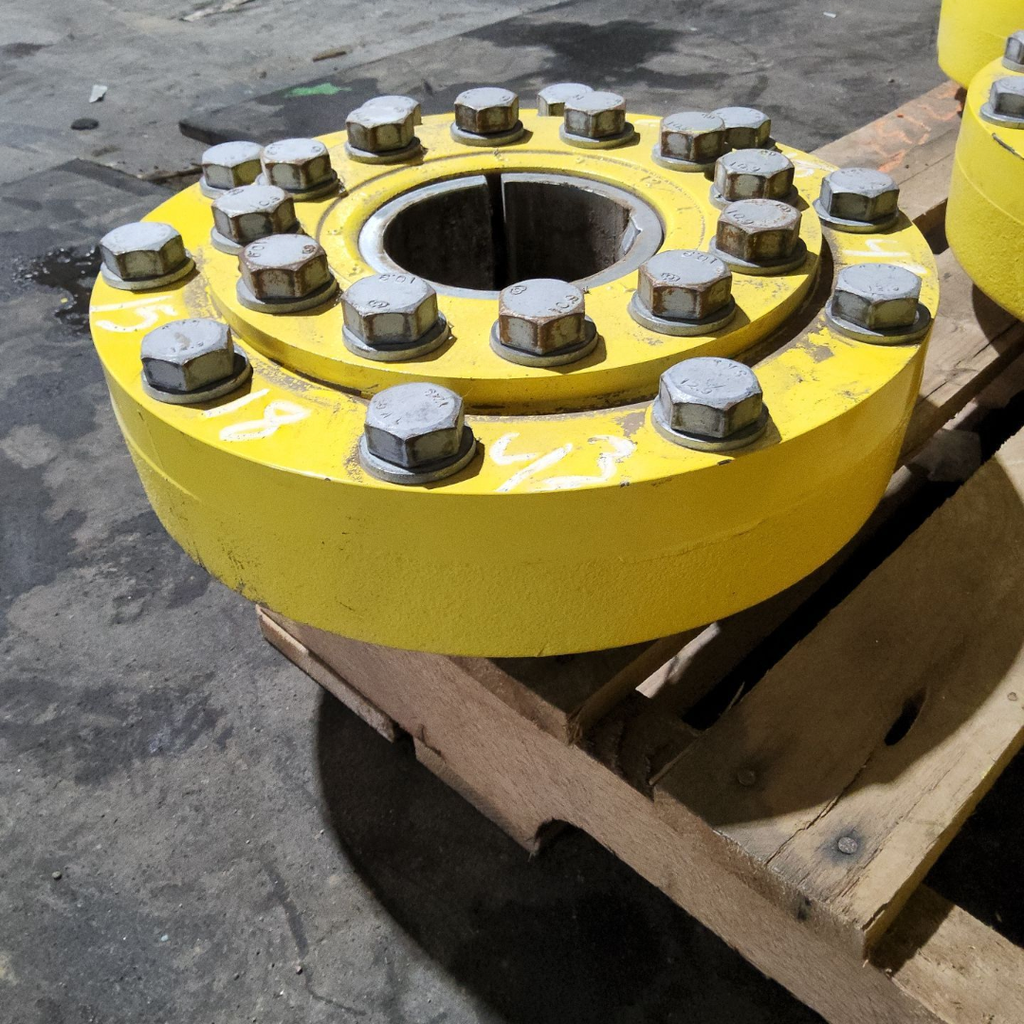 10-Hole Wedg-Lok OE Style, 4.72" (120.02mm) axle, John Deere Yellow