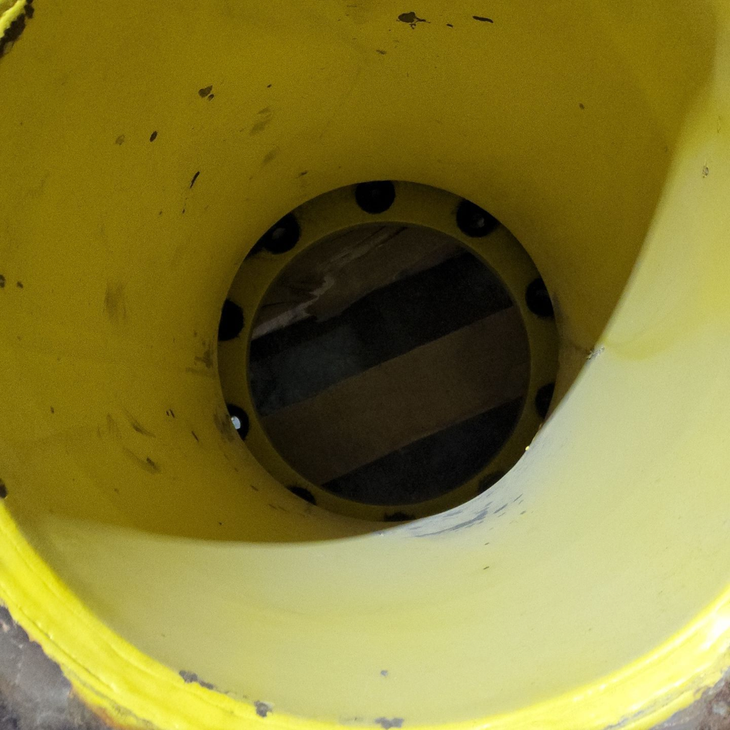 10-Hole 21.5"L Sprayer Extension(2-pc Spool Style), John Deere Yellow