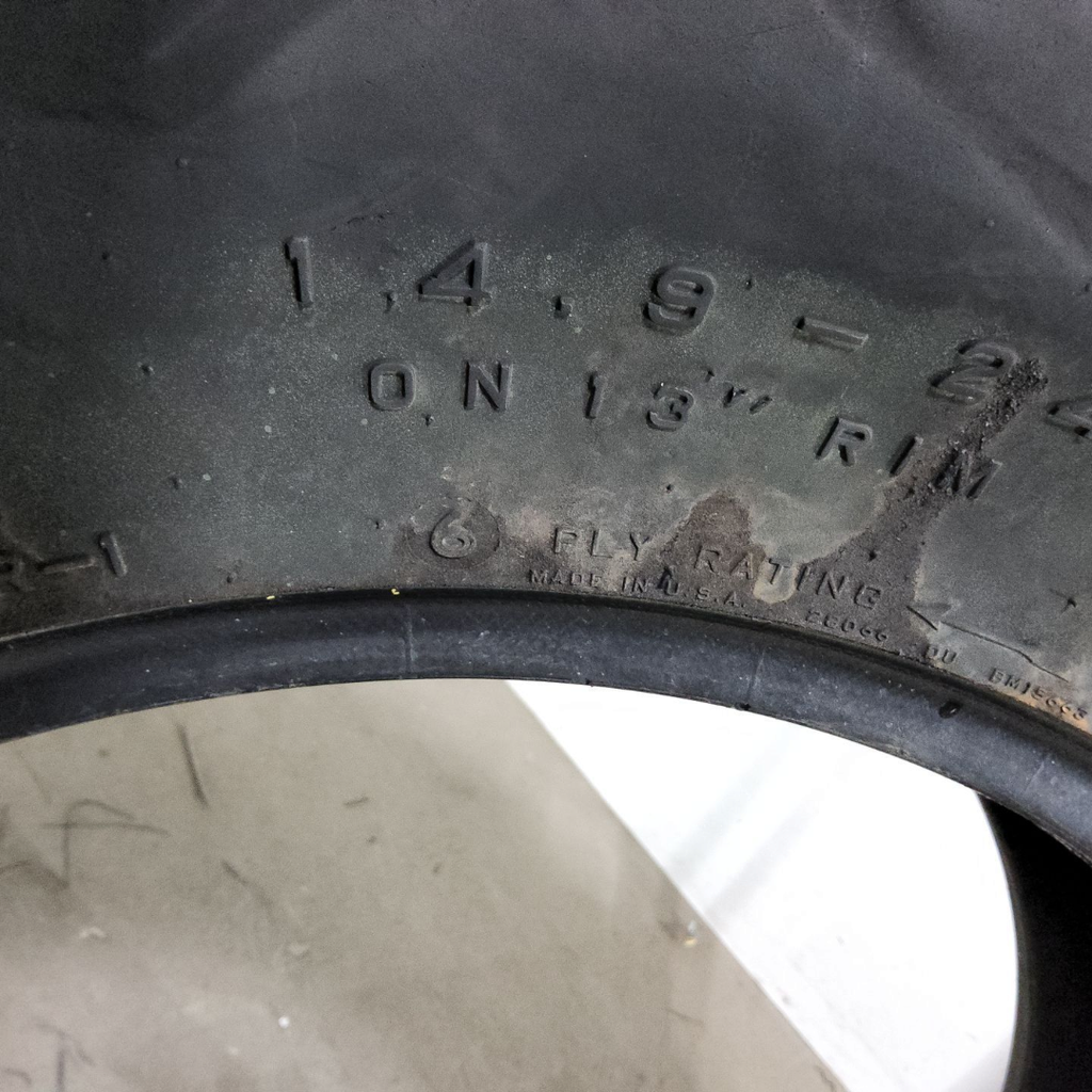 14.9-24 Firestone Traction Field & Road R-1 C (6 Ply), 90%