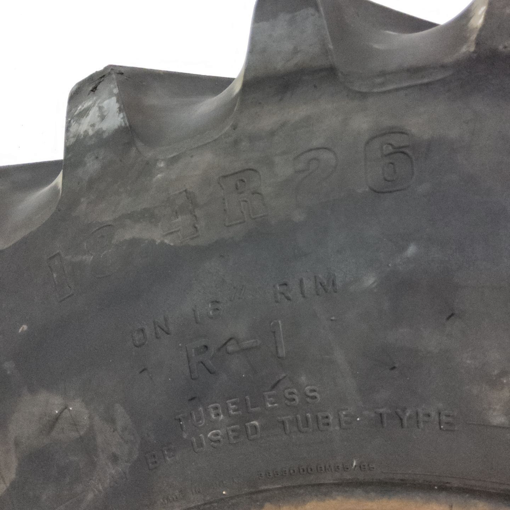 18.4R26 Firestone Radial All Traction FWD R-1 E (10 Ply), 140B 95%