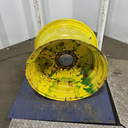 16"W x 26"D, John Deere Yellow 8-Hole Formed Plate
