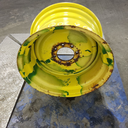 16"W x 26"D, John Deere Yellow 8-Hole Formed Plate