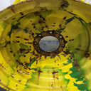 16"W x 26"D, John Deere Yellow 8-Hole Formed Plate