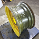 15"W x 30"D, John Deere Yellow 8-Hole Formed Plate