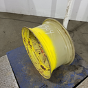 12"W x 24"D, John Deere Yellow 8-Hole Stamped Plate