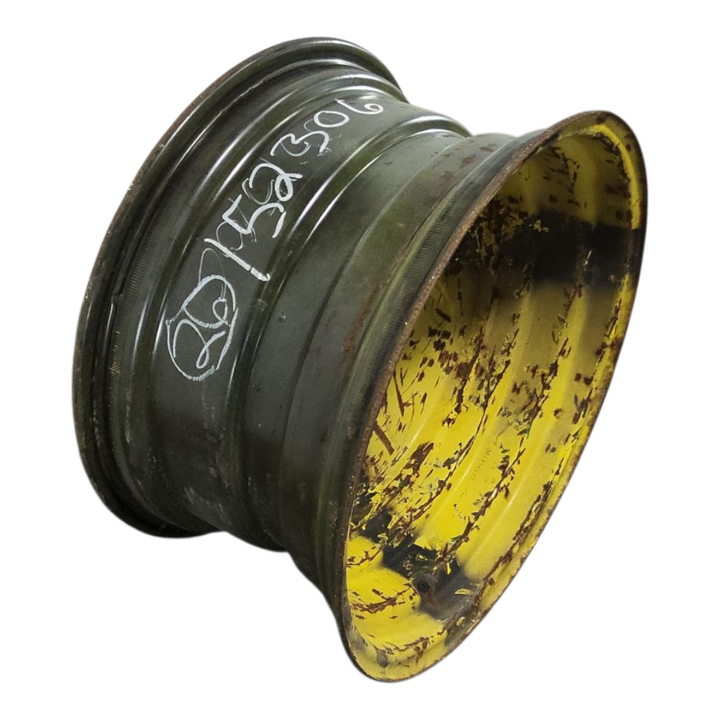 14"W x 26"D, John Deere Yellow 8-Hole Formed Plate