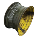 14"W x 26"D, John Deere Yellow 8-Hole Formed Plate