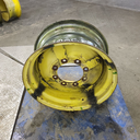 14"W x 26"D, John Deere Yellow 8-Hole Formed Plate