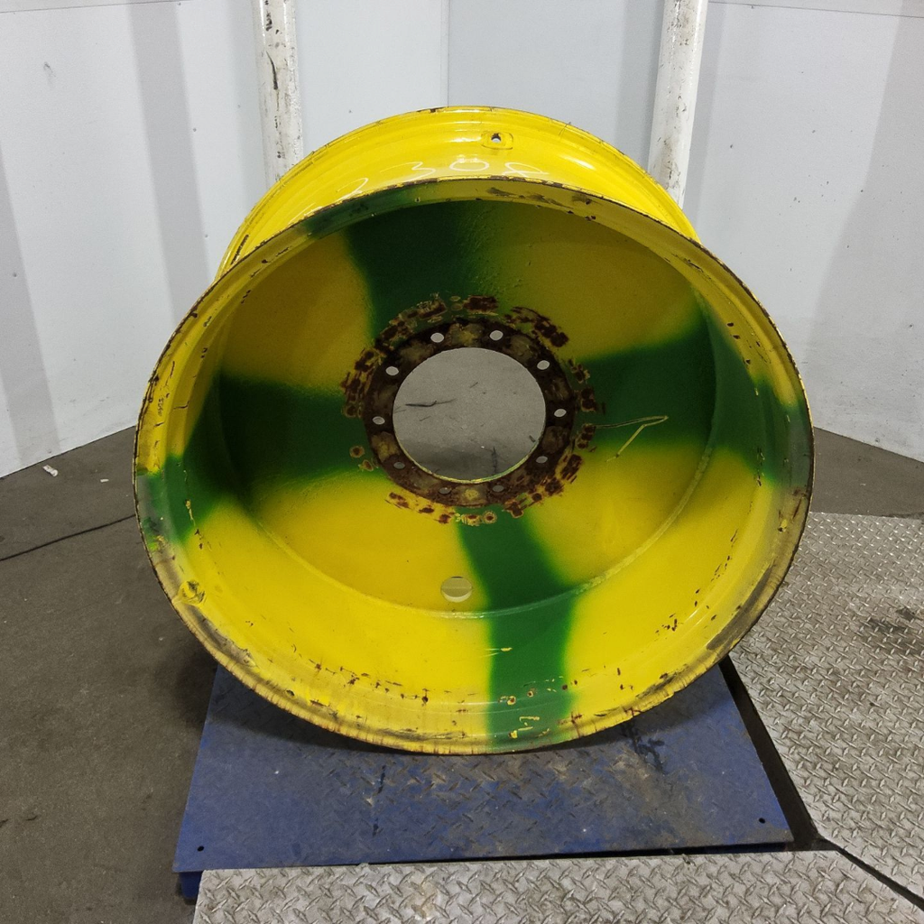 18"W x 38"D, John Deere Yellow 10-Hole Flat Plate Sprayer