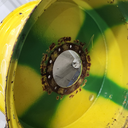 18"W x 38"D, John Deere Yellow 10-Hole Flat Plate Sprayer