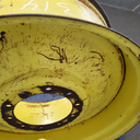 18"W x 38"D, John Deere Yellow 10-Hole Formed Plate