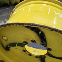 18"W x 38"D, John Deere Yellow 10-Hole Flat Plate Sprayer