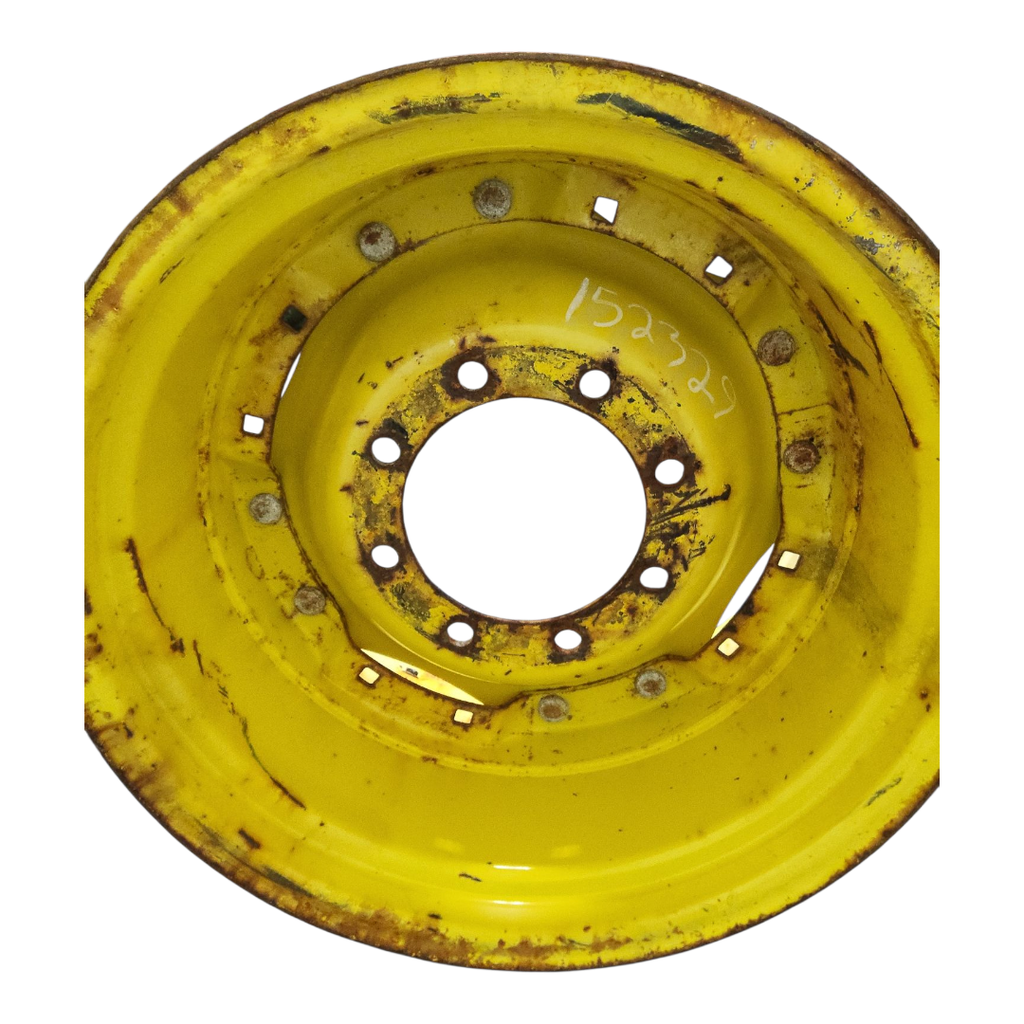 10-Hole Waffle Wheel (Groups of 2 bolts) Center for 26" Rim, John Deere Yellow
