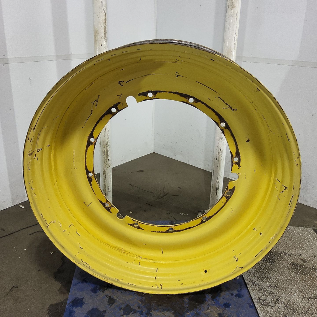 12"W x 50"D, John Deere Yellow 12-Hole Stub Disc