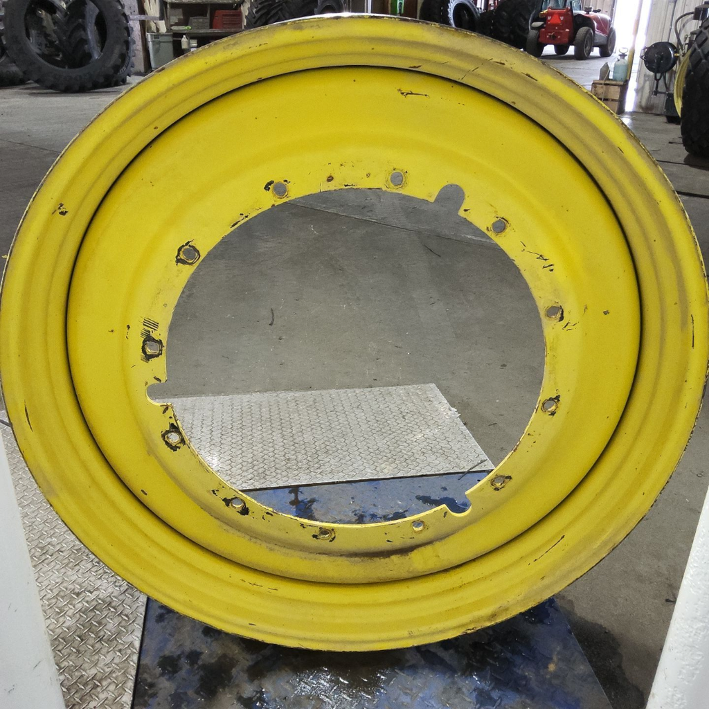 12"W x 50"D, John Deere Yellow 12-Hole Stub Disc