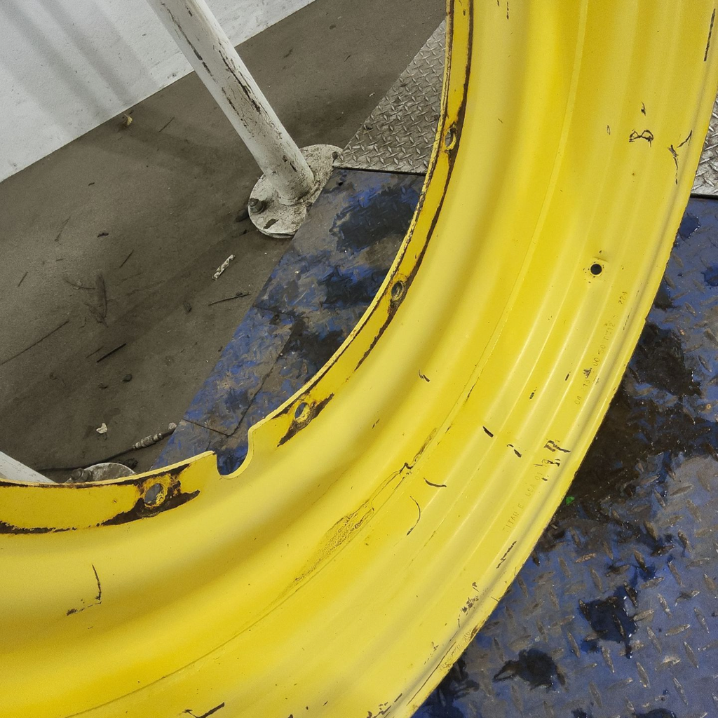 12"W x 50"D, John Deere Yellow 12-Hole Stub Disc